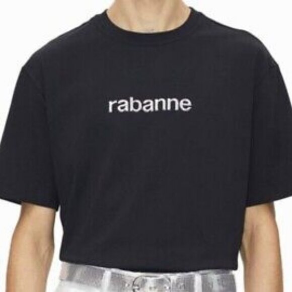 H&M x Rabanne Black T-Shirt - Brand New! - Picture 3 of 4